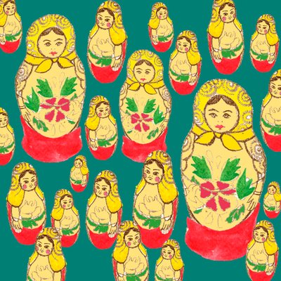 Russian Dolls  od Anna Platts