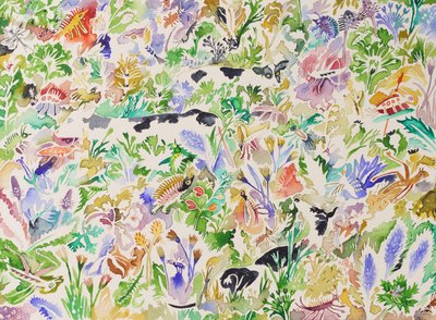 2 Labutí píseň, 2023 (akvarel) od Anna Pugh