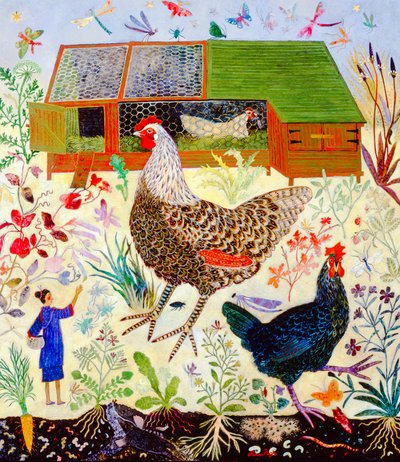 Motýli, 2007 (akryl) od Anna Pugh