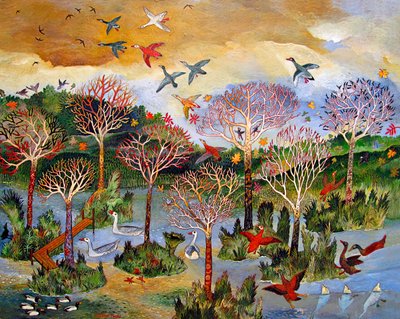 Everglade, 2013 (akryl) od Anna Pugh