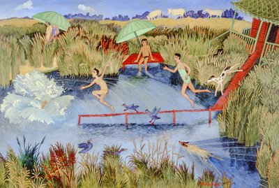 Horký den, 2009 (akryl) od Anna Pugh