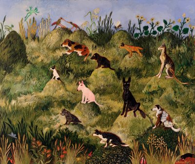 Připraven, klid..., 2012 (akryl) od Anna Pugh