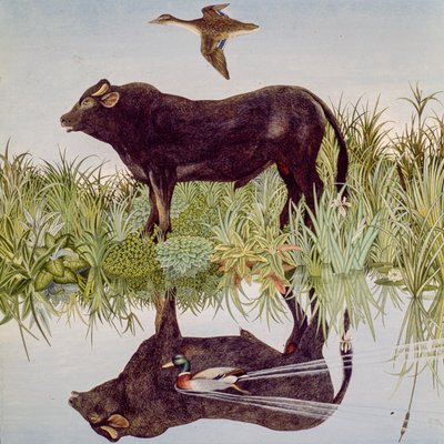 Zamyšlení, 2004 (akryl) od Anna Pugh