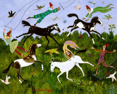 Swingalong, 2006 (akryl) od Anna Pugh