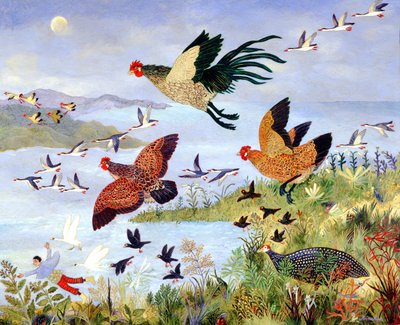 Volání divočiny, 2008 (akryl) od Anna Pugh