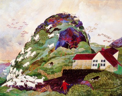 The Gathering, 2010 (akryl) od Anna Pugh