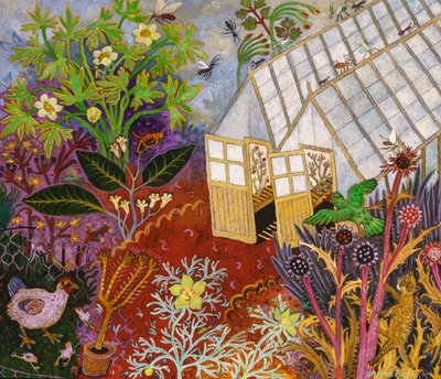 Skleník, 2017 (akryl) od Anna Pugh