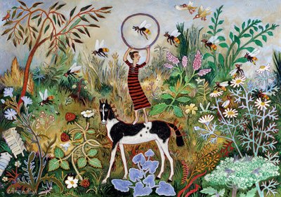 Výcvik včel, 2012 (akryl) od Anna Pugh