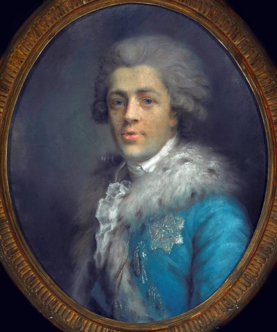 Portrét hraběte Ignacy Potocki (1750-1809). (Portrét hraběte Romana Ignacyho Franciszka Potockého). Dílo Anny Gault de Saint Germain (Rajecka) (kolem 1760-1832), pastel na papíře, kolem roku 1784. Polské umění od Anna Rajecka Gault de Saint Germain