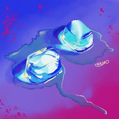 Ledově modrý led od Anna Viklund