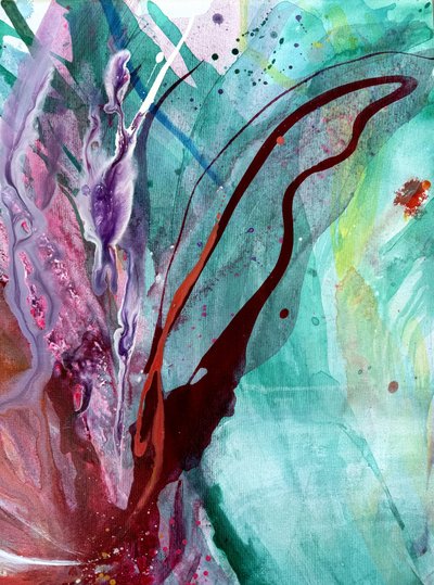 Živý květinový proud od Anna Viklund