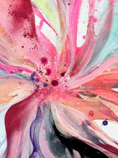 Zářivě růžový květ od Anna Viklund