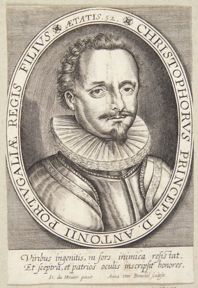 Princ Kryštof Portugalský od Anna van Boeckel
