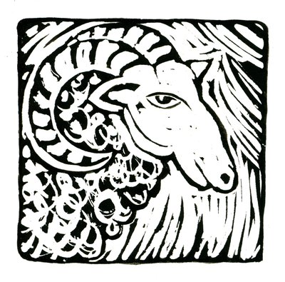 Horoskop (Beran), 2017 (plátno) od Annalisa Morrocco