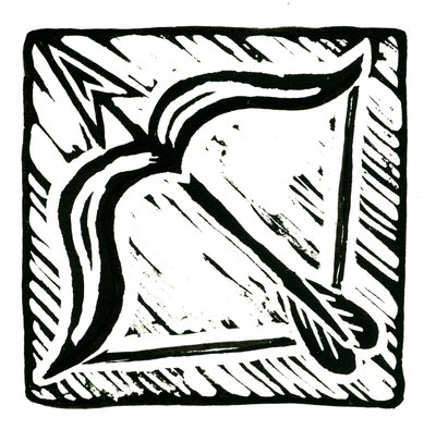 Horoskop (Střelec), 2017 (plátno) od Annalisa Morrocco