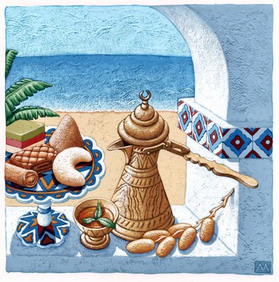 Marocké pochoutky, 2010 (kvaš) od Annalisa Morrocco