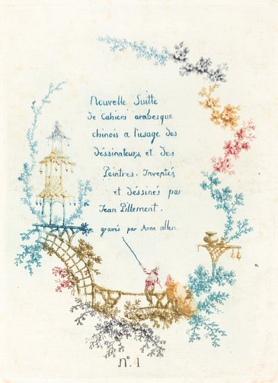 Titulní strana od Anne Allen after Jean Baptiste Pillement