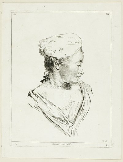 Hlava ženy od Anne Claude Philippe Caylus