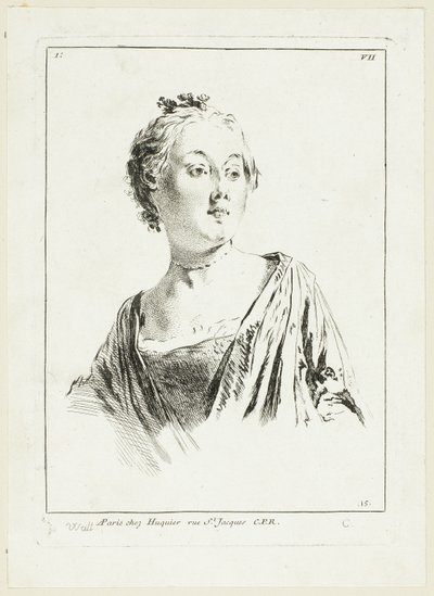 Hlava ženy od Anne Claude Philippe Caylus