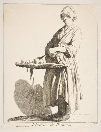 Prodejce Apple, 1746. od Anne Claude Philippe de Caylus