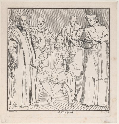 Karel V., 18. století. od Anne Claude Philippe de Caylus