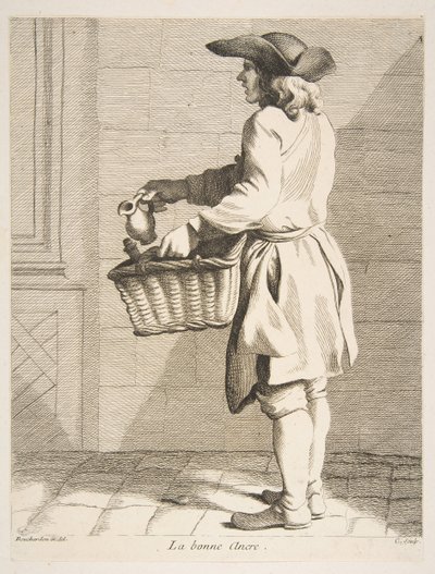 Prodejce inkoustu, 1746. od Anne Claude Philippe de Caylus