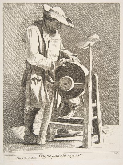 Brousek na nože, 1742. od Anne Claude Philippe de Caylus