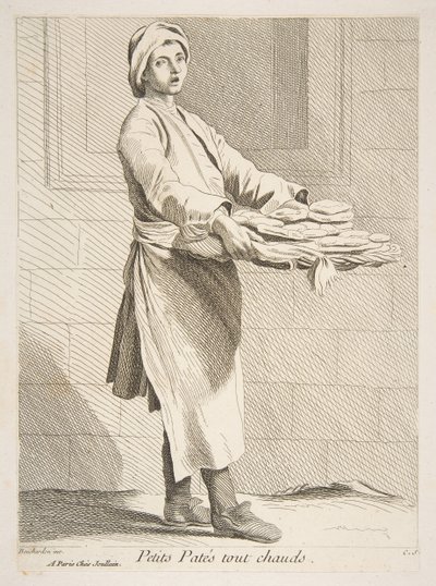 Prodavač pečiva, 1738. od Anne Claude Philippe de Caylus