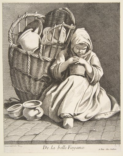 Prodavač keramiky, 1738. od Anne Claude Philippe de Caylus