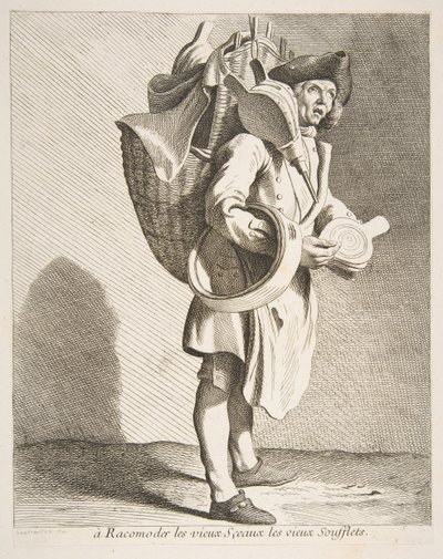 Opravář těsnění a měchů, 1738. od Anne Claude Philippe de Caylus