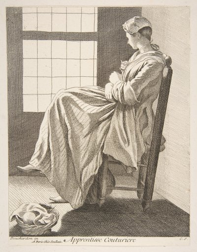 Šicí učeň, 1737. od Anne Claude Philippe de Caylus