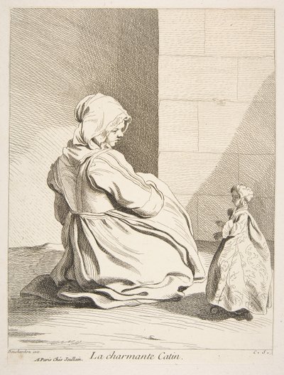 Okouzlující panenka, 1742. od Anne Claude Philippe de Caylus