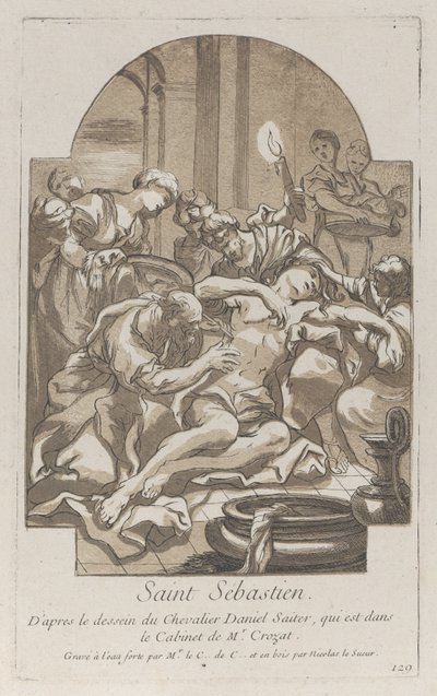 Umučení svatého Šebestiána, ca. 1729. od Anne Claude Philippe de Caylus