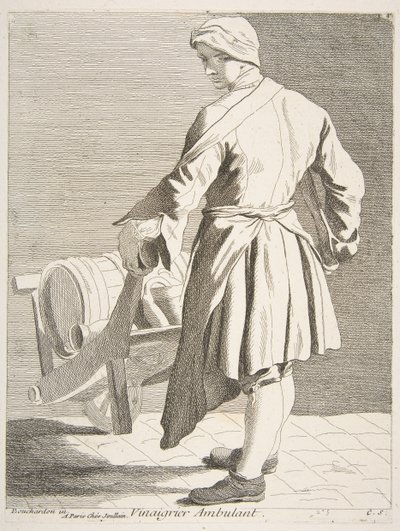 Potulný prodavač octa, 1738. od Anne Claude Philippe de Caylus