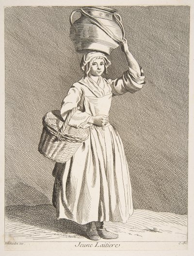 Mladá dojička, 1737. od Anne Claude Philippe de Caylus