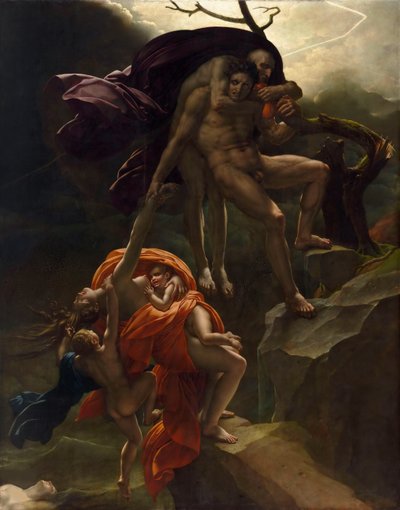 Potopa Scéna potopy, cca 1806. od Anne Louis Girodet de Roucy Trioson