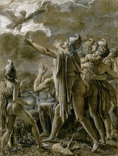 Aeneas a jeho následovníci v Latiu, 1791-1793. od Anne Louis Girodet de Roucy Trioson