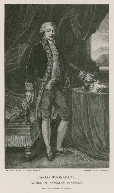 Carlo Buonaparte od Anne Louis Girodet de Roucy Trioson