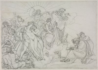 Vzývání k božstvům, která předsedají zemědělství od Virgilse Georgicse, po roce 1798. od Anne Louis Girodet de Roucy Trioson