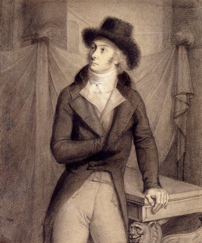 Portrét muže, údajně Pierre-Paul Roger-Collard od Anne-Louis Girodet de Roucy-Trioson
