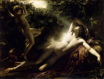 Spánek Endymionu, 1791. od Anne Louis Girodet de Roucy Trioson