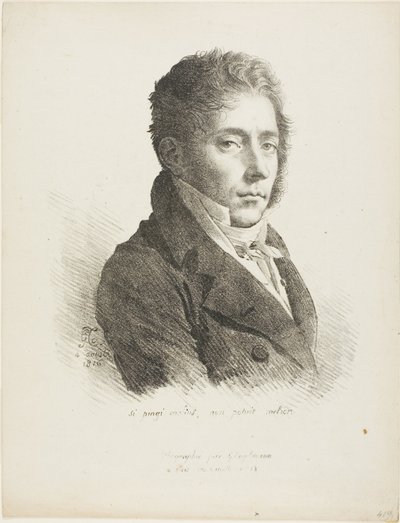 Portrét Coupin de la Couperie od Anne Louis Girodet de Roussy Trioson