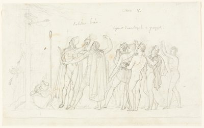 The Archery Match, z Aeneid, Kniha V od Anne Louis Girodet de Roussy Trioson