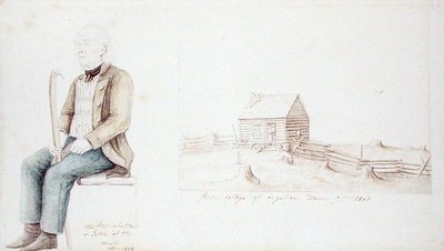 První chalupa Angeliky a První osadník z Allegany County, New York od Anne Marguerite Hyde de Neuville