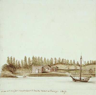 Dům majora van Rensselaera poblíž Albany, New York od Anne Marguerite Hyde de Neuville