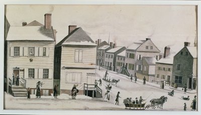 Roh Warren a Greenwich Street, 1809 od Anne Marguerite Hyde de Neuville