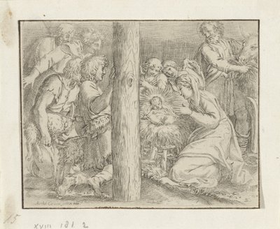 Klanění pastýřů od Annibale Carracci