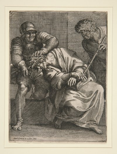 Kristus korunovaný trním od Annibale Carracci