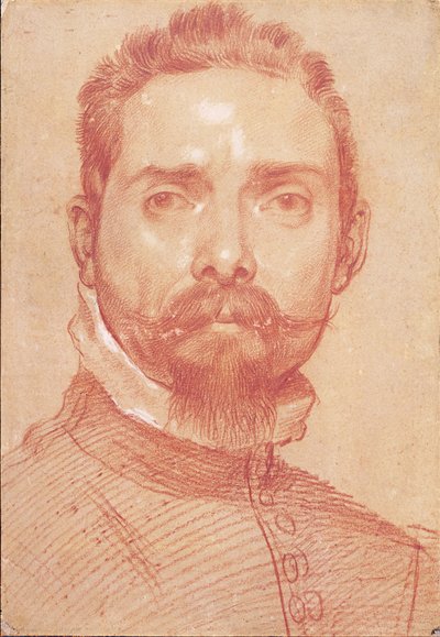 Portrét hráče na loutnu Giulia Mascheroniho, cca 1594 od Annibale Carracci