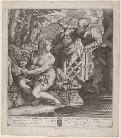 Susanna a starší od Annibale Carracci